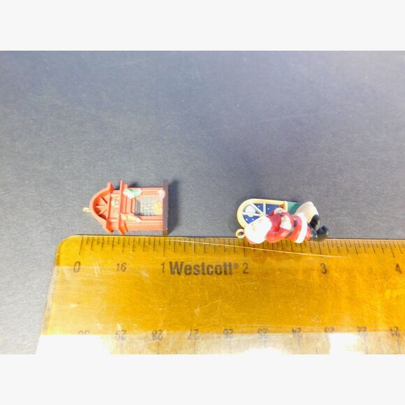 Hallmark Christmas Ornaments Mini Jolly Old Santa Ready for Santa Lot - Picture 7 of 7